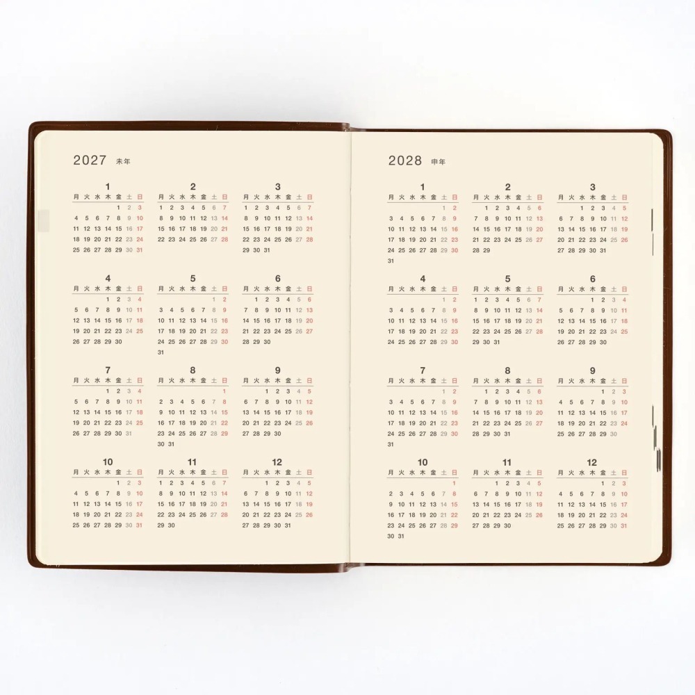 HOBO 五年手帳 A6文庫本 2026~2030年 (可加購5年手帳專用書衣) 🧸2026年特典已贈完❗️-細節圖6