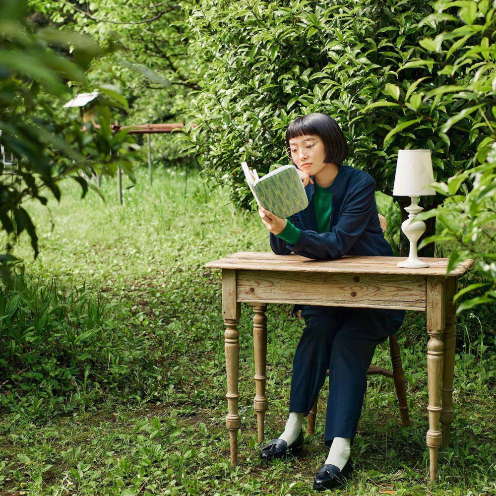 【預購】HOBO日手帳外皮 A6文庫本 pomppia（light blue）皆川明 minä perhonen 拉鍊包-細節圖4