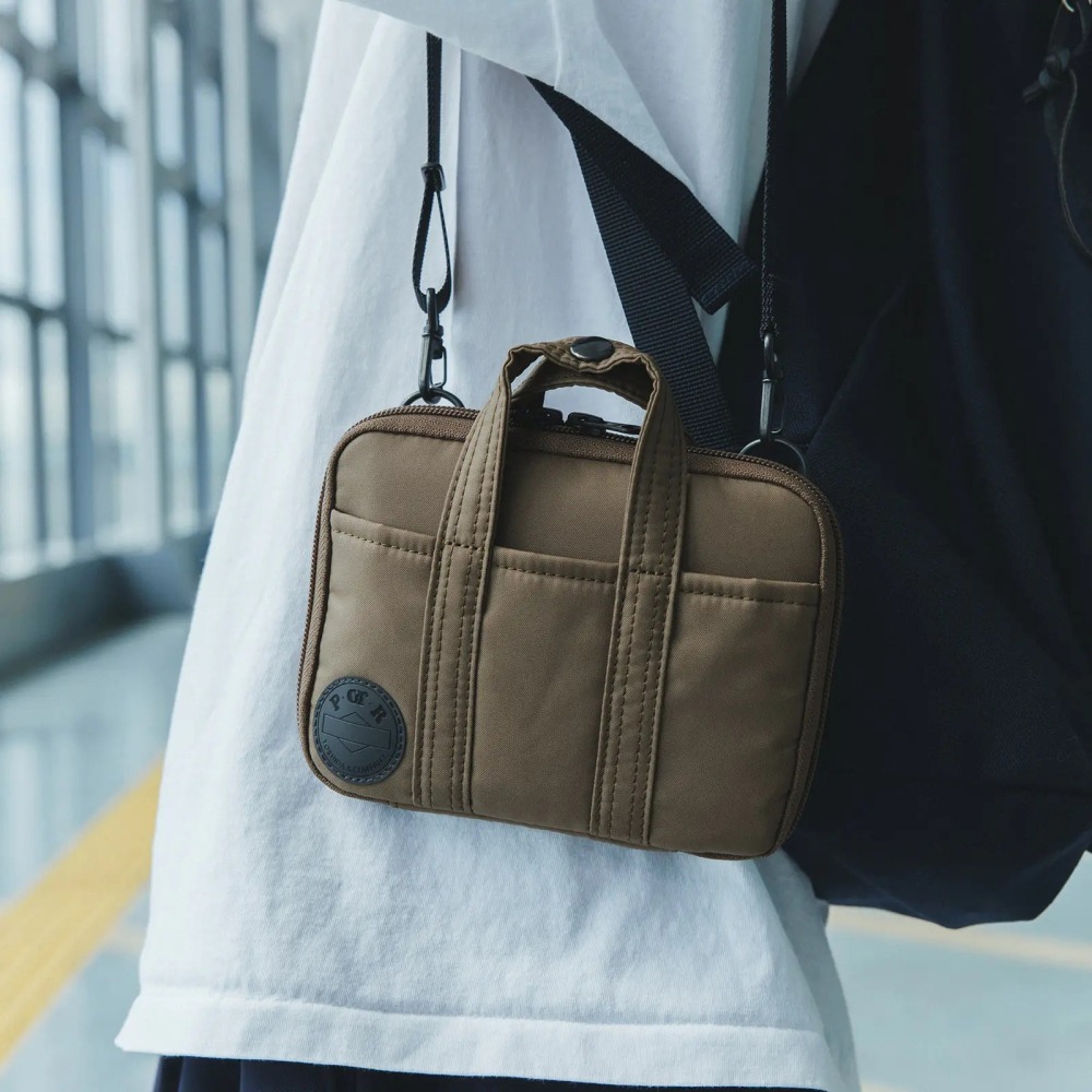 【預購】HOBO日手帳外皮 A6文庫本 POTR Stroll (淺棕色) 拉鍊包 PORTER 書皮書衣-細節圖2