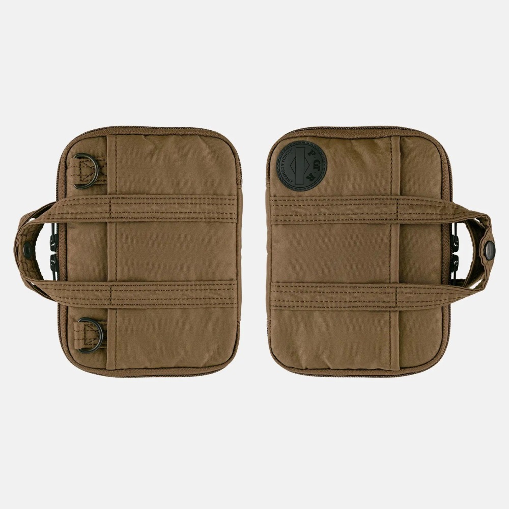 【預購】HOBO日手帳外皮 A6文庫本 POTR Stroll (淺棕色) 拉鍊包 PORTER 書皮書衣-細節圖6