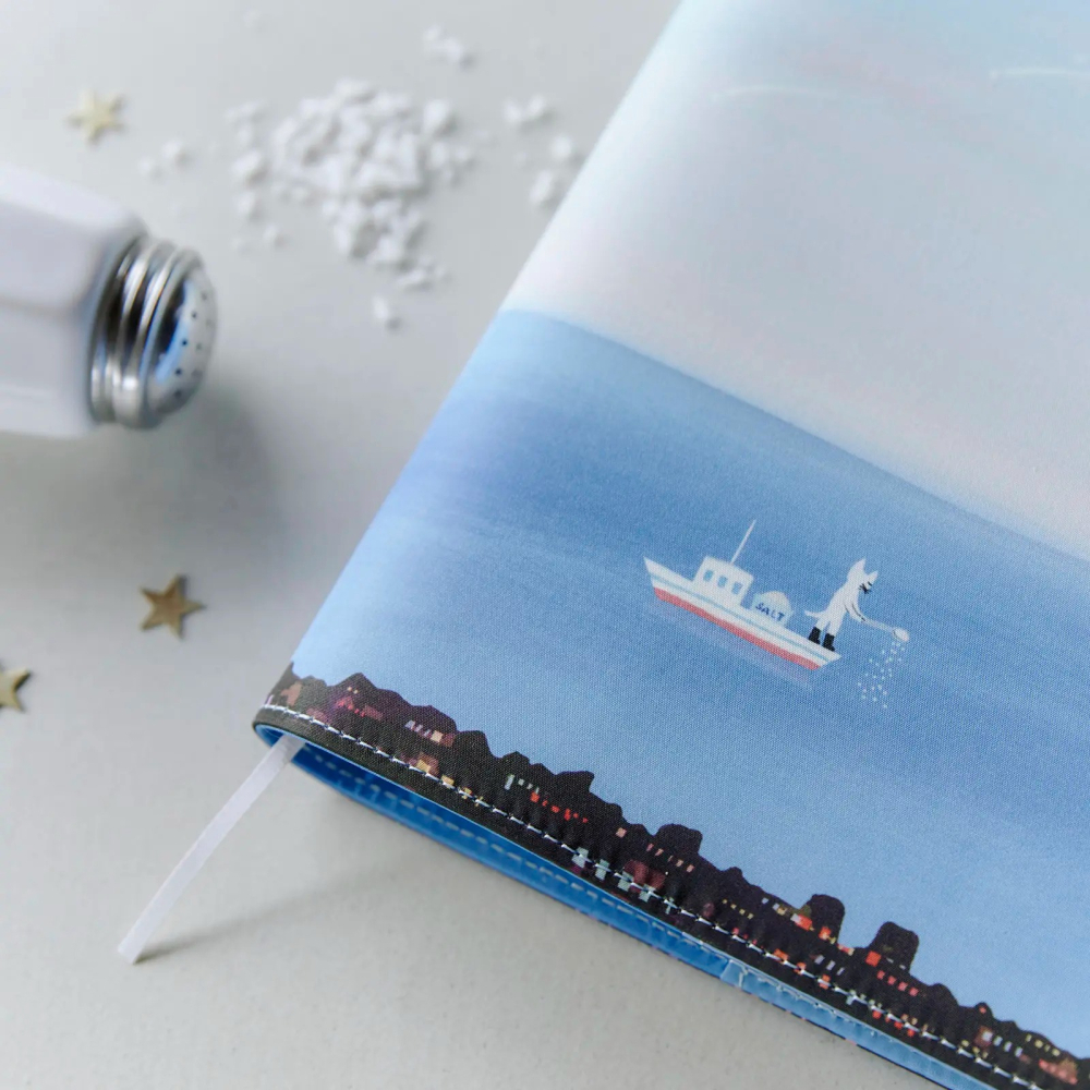 【預購】HOBO日 五年手帳專用書衣 A6文庫本 久保田寛子 大海在黎明時的夢 5年手帳書皮-細節圖3