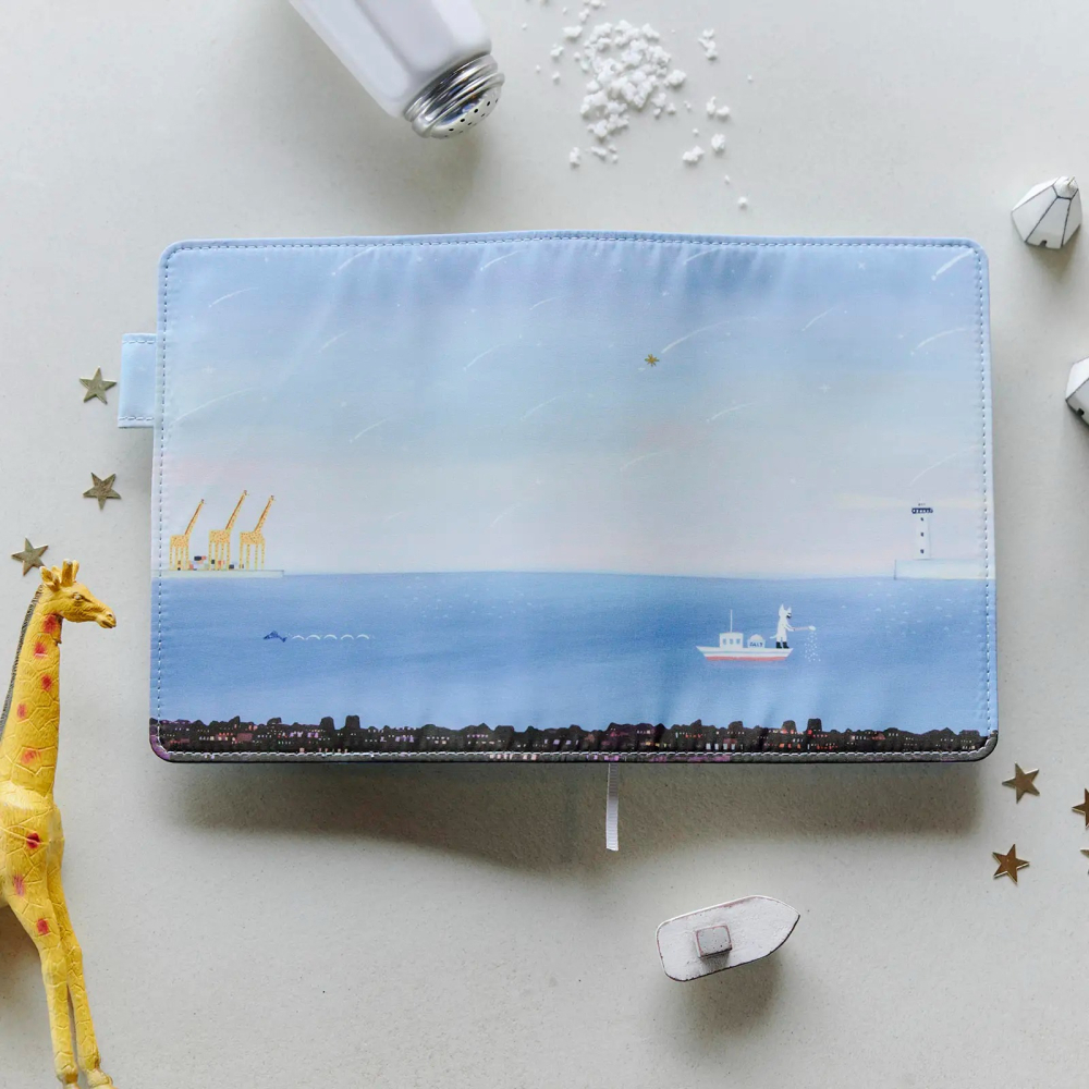 【預購】HOBO日 五年手帳專用書衣 A6文庫本 久保田寛子 大海在黎明時的夢 5年手帳書皮-細節圖4