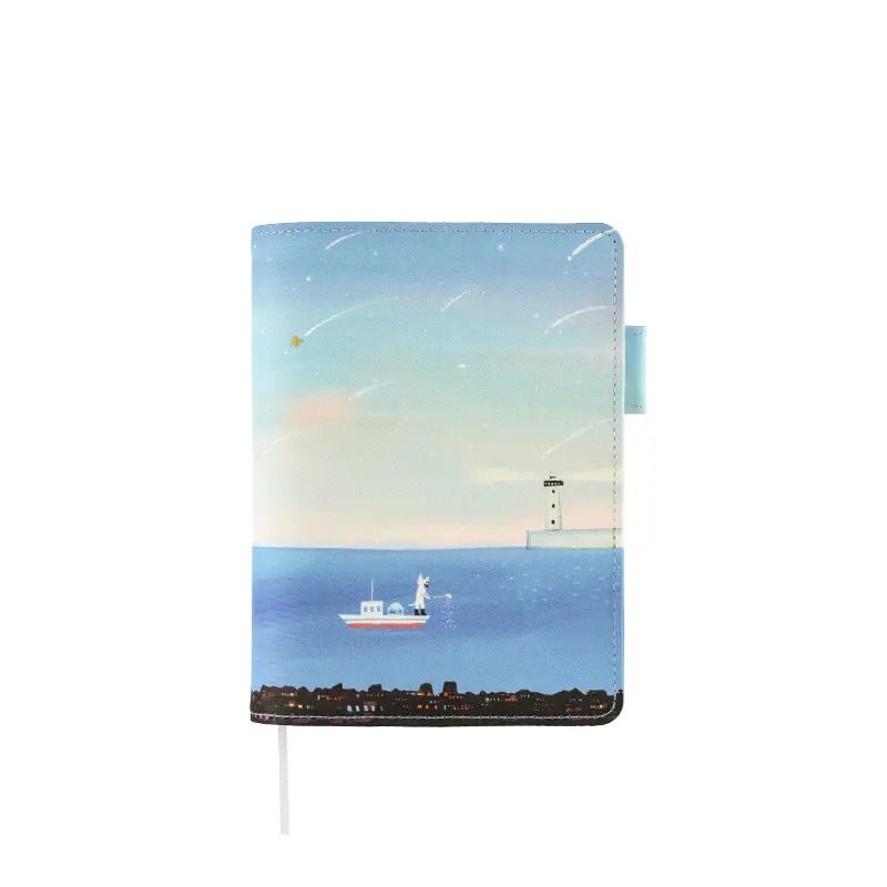 【預購】HOBO日 五年手帳專用書衣 A6文庫本 久保田寛子 大海在黎明時的夢 5年手帳書皮-規格圖11