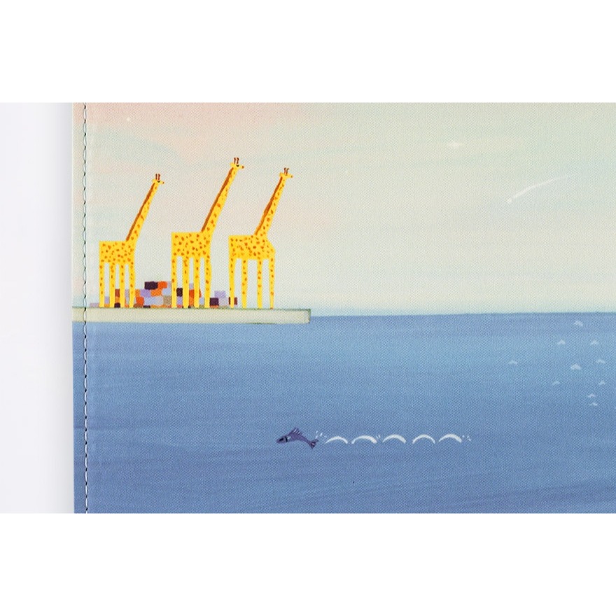 【預購】HOBO日 五年手帳專用書衣 A5大本 久保田寛子 大海在黎明時的夢 5年手帳書皮-細節圖11