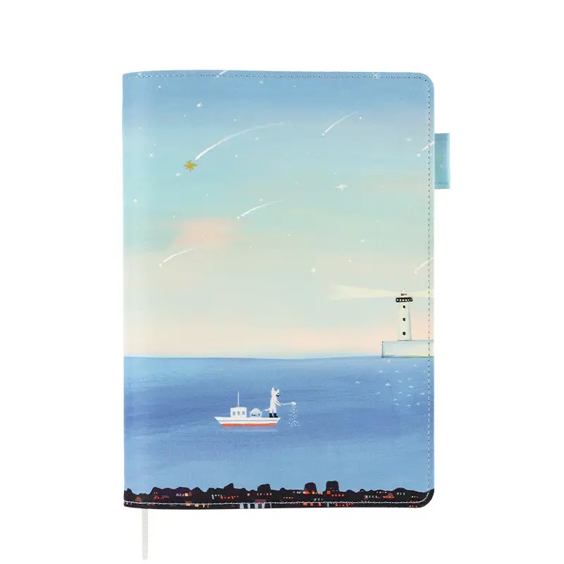 【預購】HOBO日 五年手帳專用書衣 A5大本 久保田寛子 大海在黎明時的夢 5年手帳書皮-規格圖11