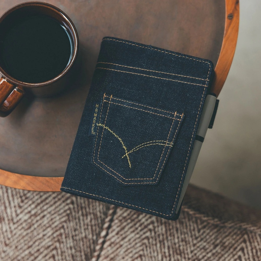 【預購】HOBO 五年手帳專用書衣 A6文庫本 INDIGO JEANS POCKET 牛仔褲 HOBO手帳-細節圖2