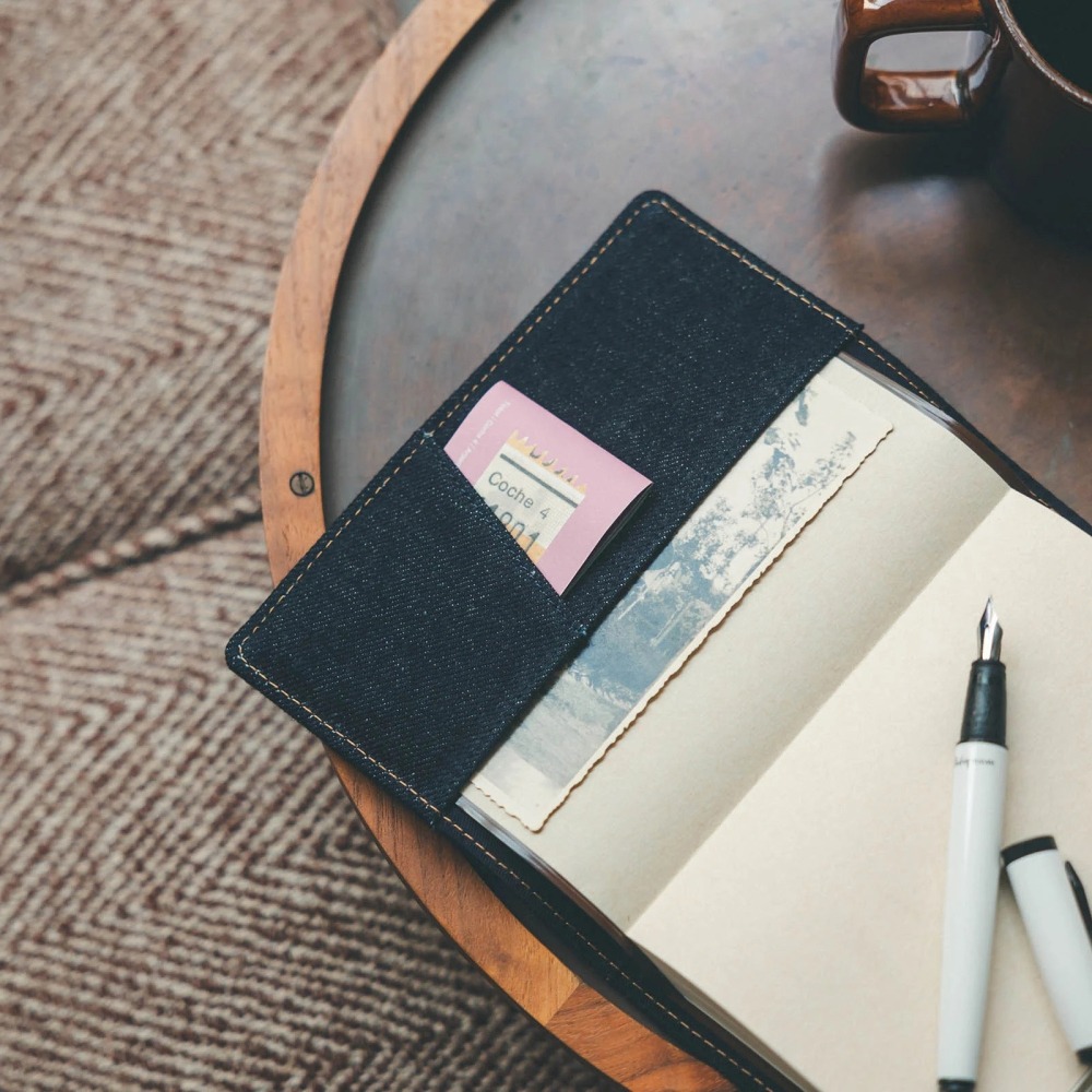 【預購】HOBO 五年手帳專用書衣 A6文庫本 INDIGO JEANS POCKET 牛仔褲 HOBO手帳-細節圖4