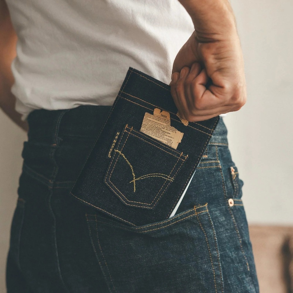【預購】HOBO 五年手帳專用書衣 A6文庫本 INDIGO JEANS POCKET 牛仔褲 HOBO手帳-細節圖5