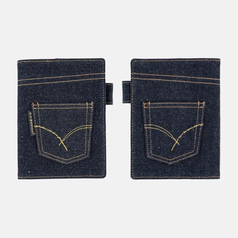 【預購】HOBO 五年手帳專用書衣 A6文庫本 INDIGO JEANS POCKET 牛仔褲 HOBO手帳-細節圖6