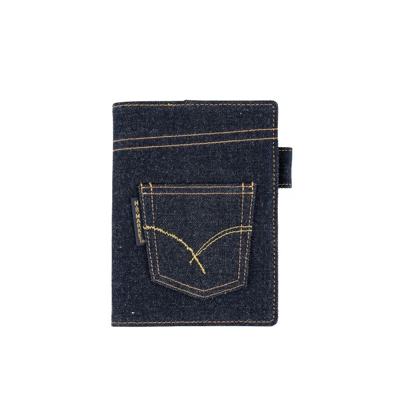 【預購】HOBO 五年手帳專用書衣 A6文庫本 INDIGO JEANS POCKET 牛仔褲 HOBO手帳-規格圖11