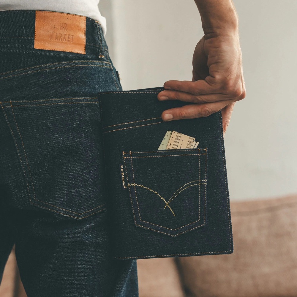 【預購】HOBO 五年手帳專用書衣 A5大本 INDIGO JEANS POCKET 牛仔褲 HOBO手帳-細節圖4