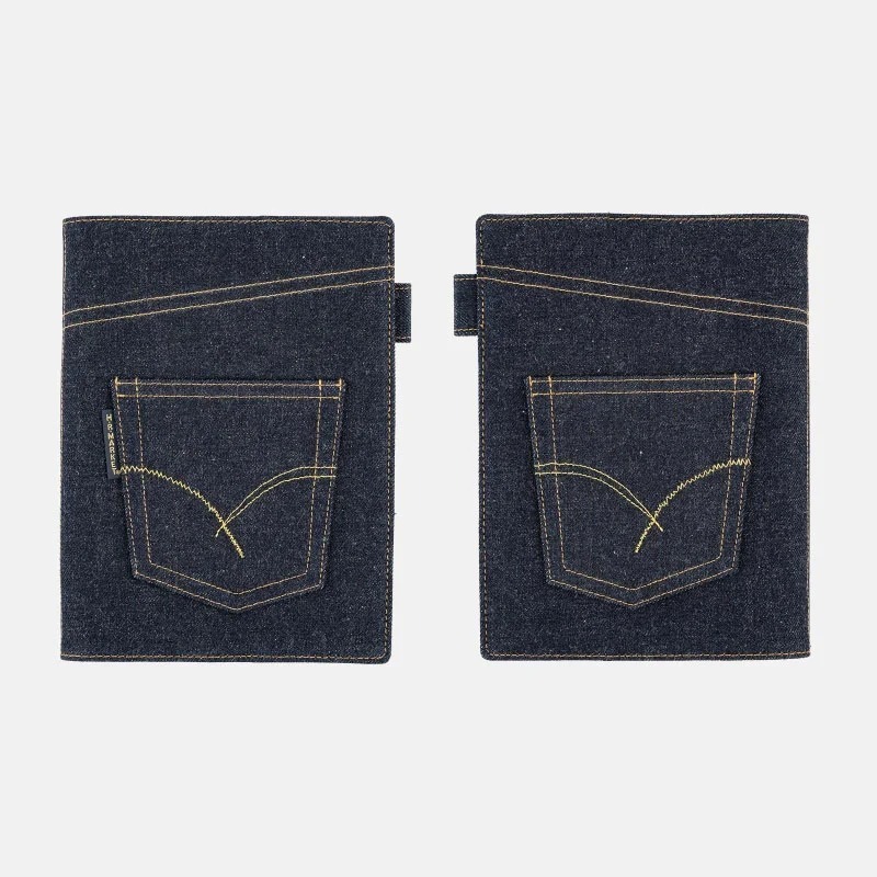 【預購】HOBO 五年手帳專用書衣 A5大本 INDIGO JEANS POCKET 牛仔褲 HOBO手帳-細節圖5