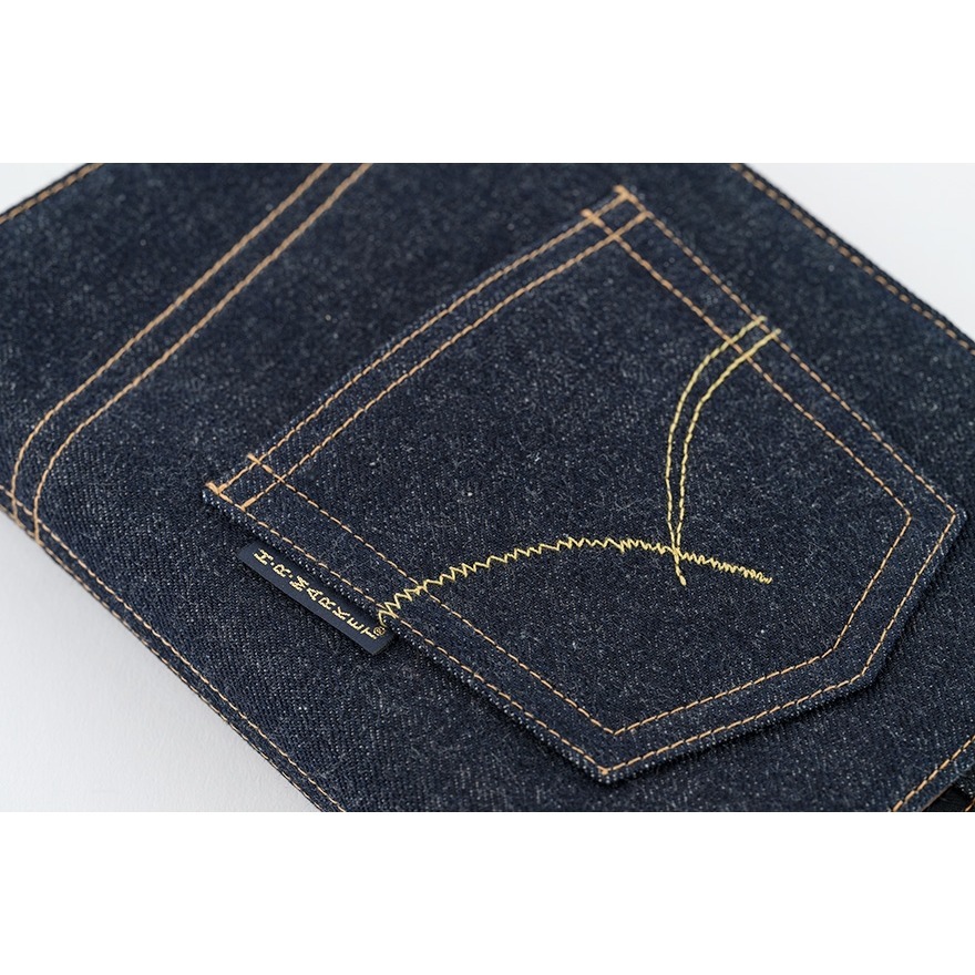 【預購】HOBO 五年手帳專用書衣 A5大本 INDIGO JEANS POCKET 牛仔褲 HOBO手帳-細節圖10