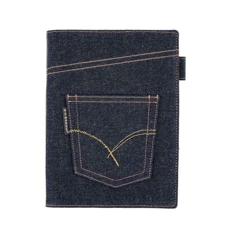 【預購】HOBO 五年手帳專用書衣 A5大本 INDIGO JEANS POCKET 牛仔褲 HOBO手帳-規格圖11