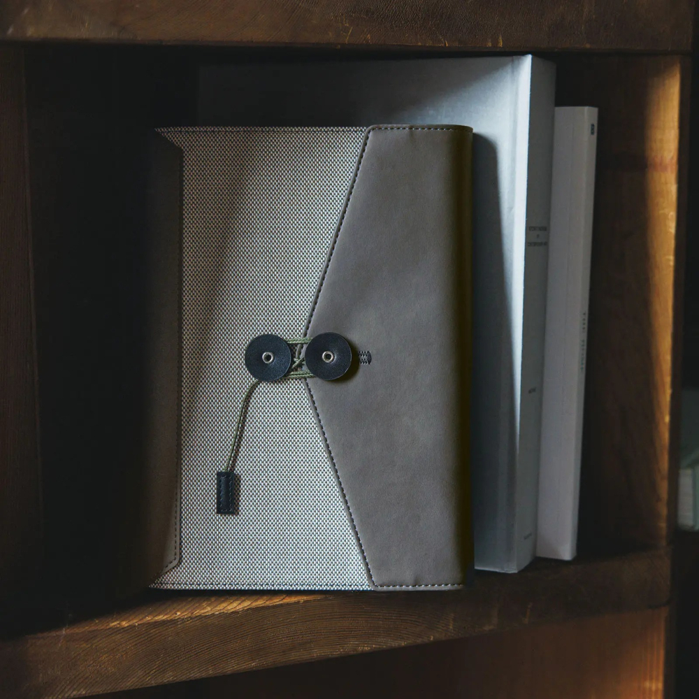 【預購】HOBO日手帳外皮 A5大本 LETTER 信封繩扣式書衣 HOBO手帳書皮 Hobonichi-細節圖2