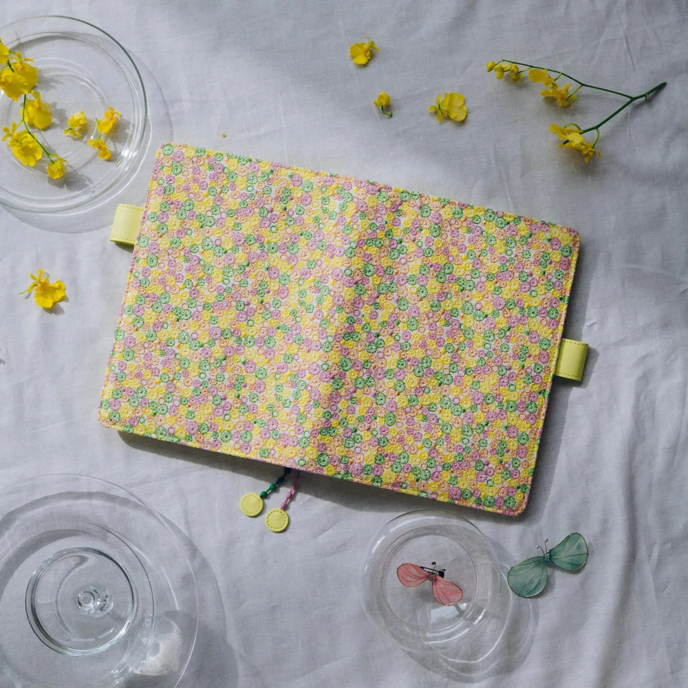 【預購】HOBO日手帳外皮 A5大本 skyful (yellow)皆川明 minä perhonen HOBO書衣-細節圖4