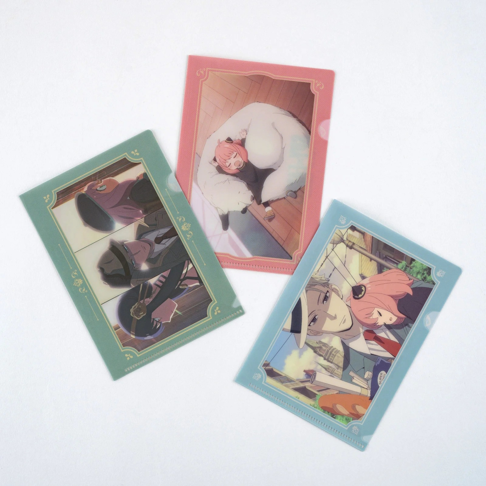 【現貨】HOBO日手帳週邊 A6資料夾3入組 SPY×FAMILY 間諜家家酒 HOBO手帳-細節圖2