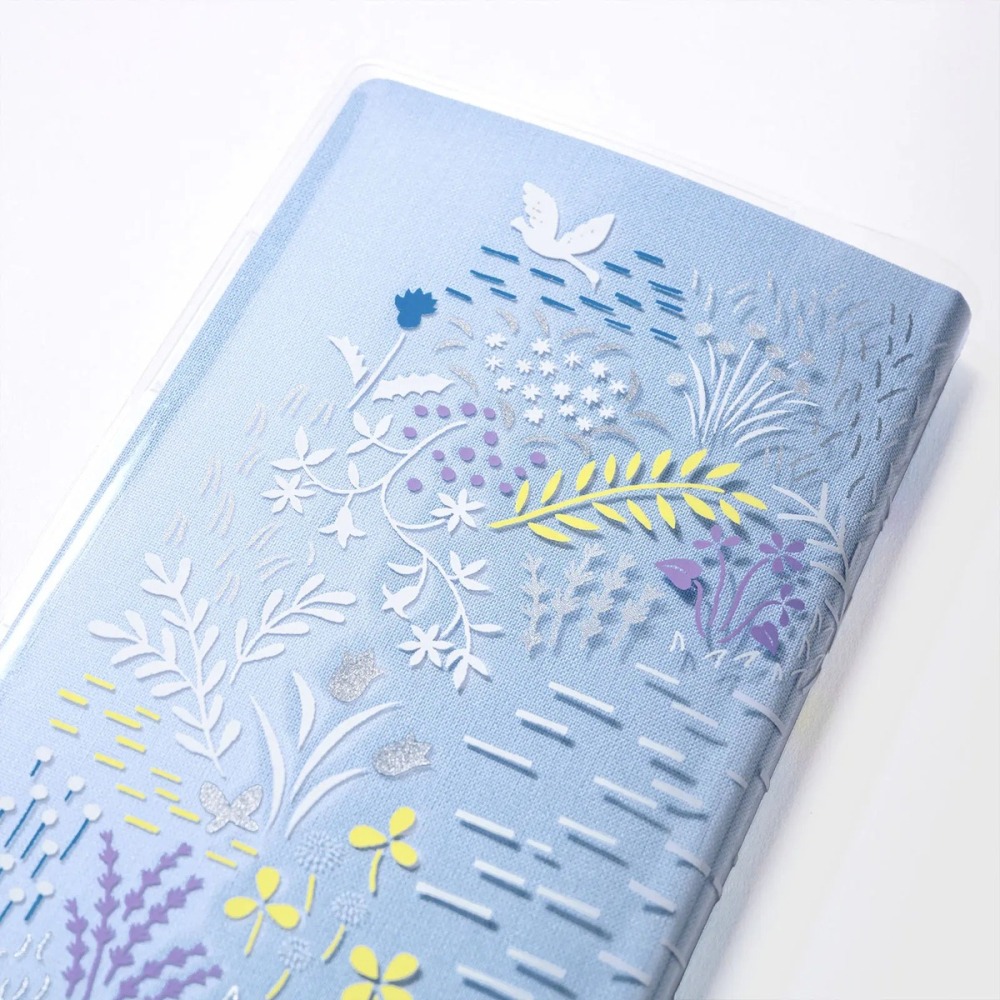 【預購】HOBO日手帳週邊 Weeks Cover 早苗優里 森林中的湖泊 森之湖 圖案印花透明書套保護套-細節圖5