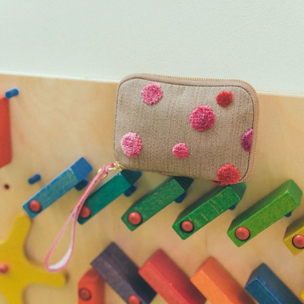 【預購】HOBO日收納包 (口袋版) 高野口パイル Pink Sparkle 零錢包鑰匙包 Koyaguchi Pile-細節圖2