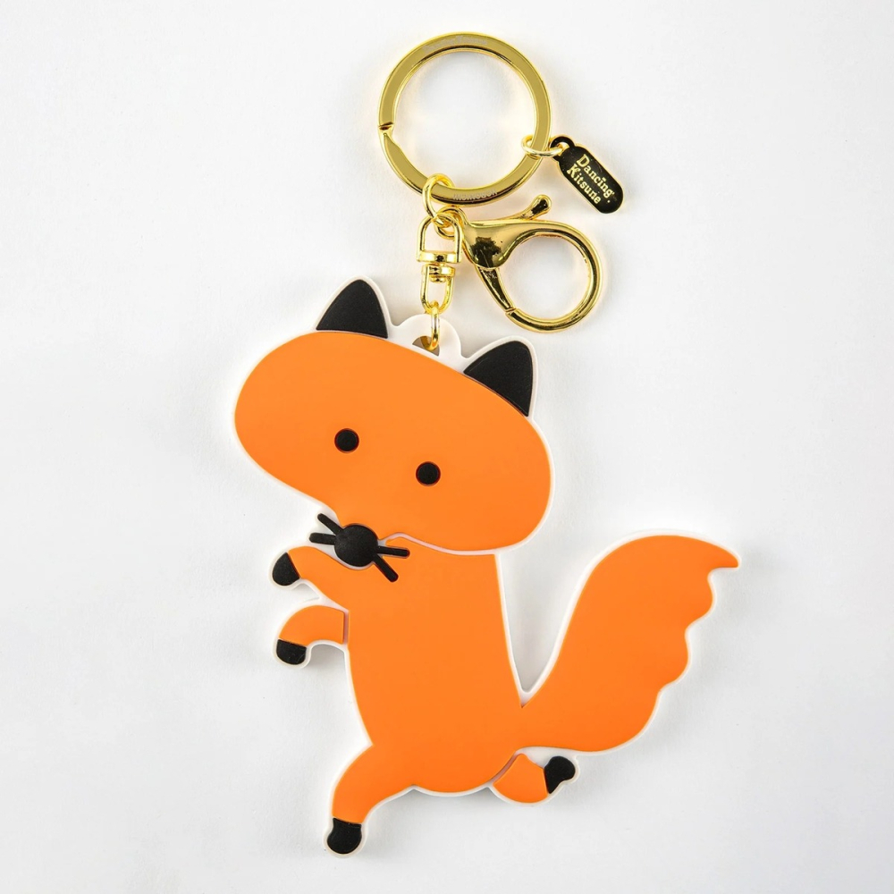 【現貨】HOBO日手帳週邊 跳舞的狐狸 鑰匙圈 包包掛飾 Dancing Kitsune 近藤亞希-細節圖5