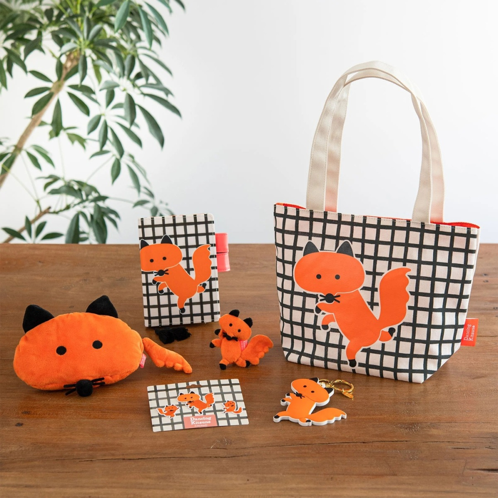 【現貨】HOBO日手帳週邊 跳舞的狐狸 鑰匙圈 包包掛飾 Dancing Kitsune 近藤亞希-細節圖7