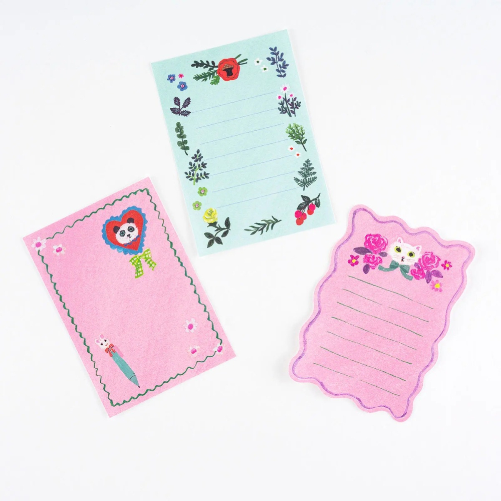 【現貨】HOBO日手帳週邊 北岸由美 白貓迷你信紙信封組 HOBONICHI-細節圖3