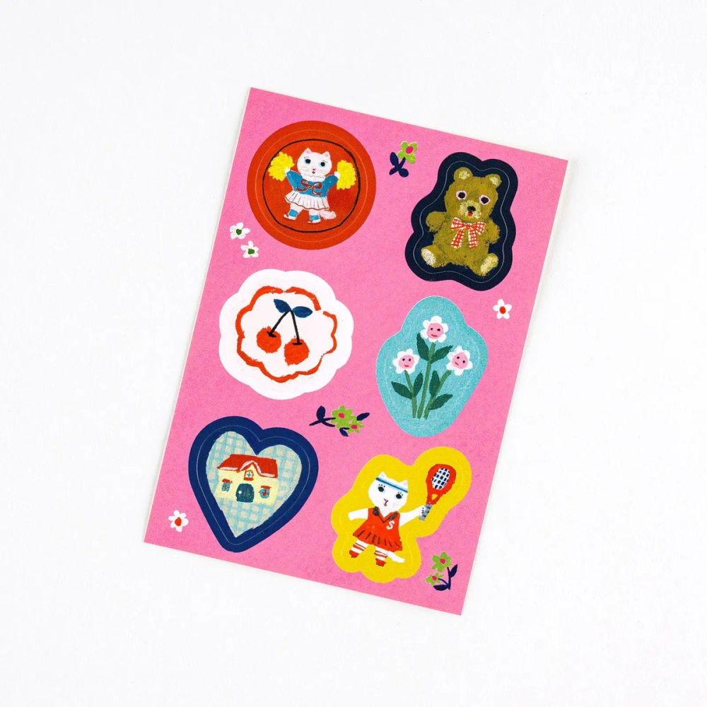 【現貨】HOBO日手帳週邊 北岸由美 白貓迷你信紙信封組 HOBONICHI-細節圖5