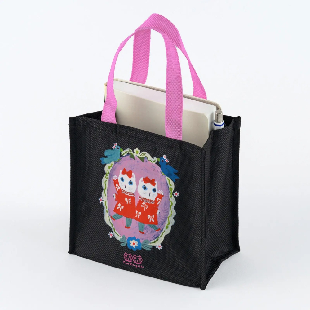 【現貨】HOBO日手帳週邊 永久紙袋 北岸由美 白貓／100％ORANGE 橡實／塔麻可吉 電子雞 HOBONICHI-細節圖8