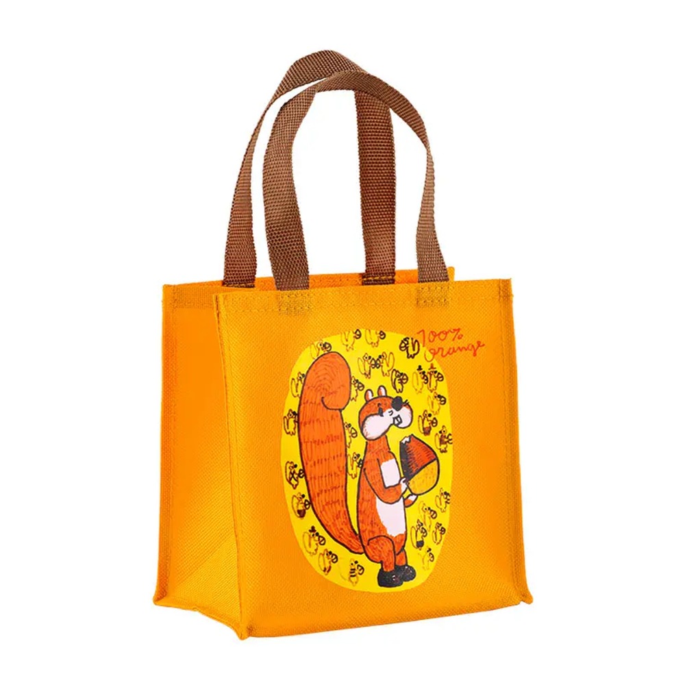 【現貨】HOBO日手帳週邊 永久紙袋 北岸由美 白貓／100％ORANGE 橡實／塔麻可吉 電子雞 HOBONICHI-規格圖10