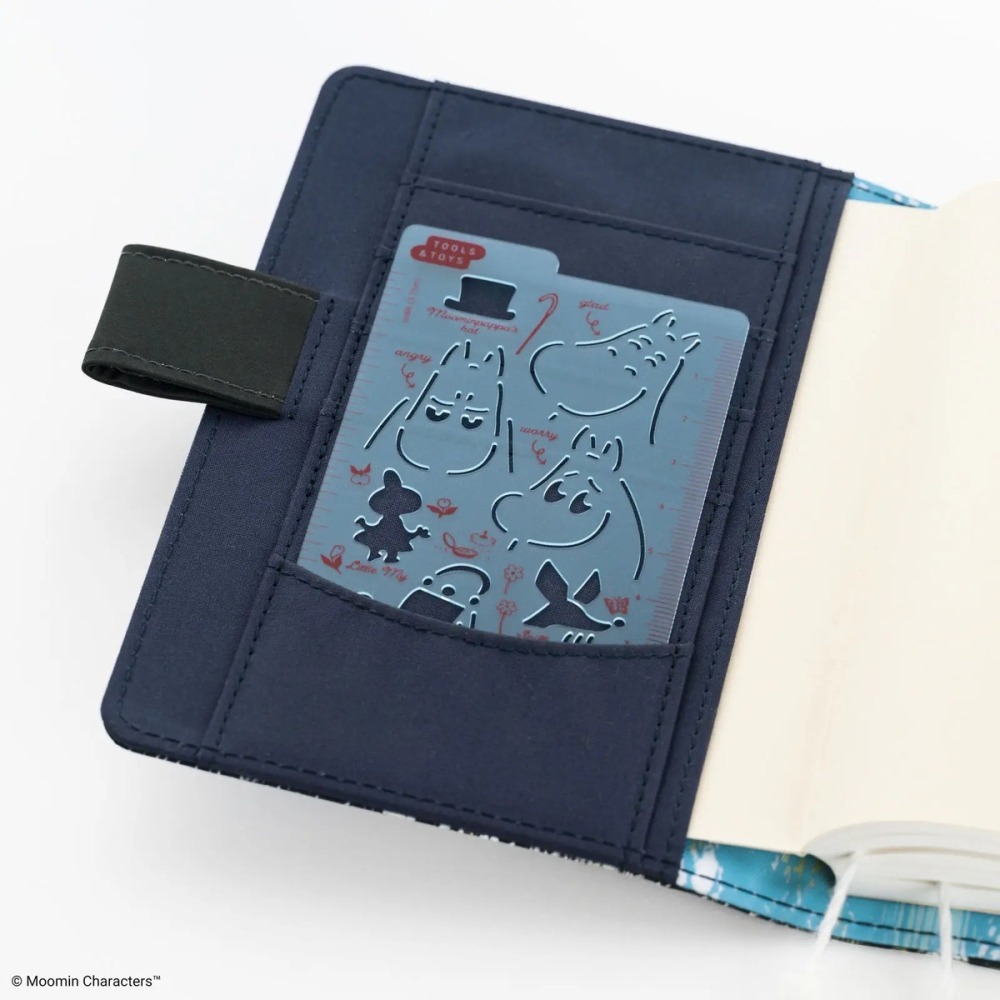 【預購】HOBO日手帳 繪圖尺 MOOMIN 姆明 嚕嚕米 圖案尺 HOBO手帳週邊♟-細節圖5