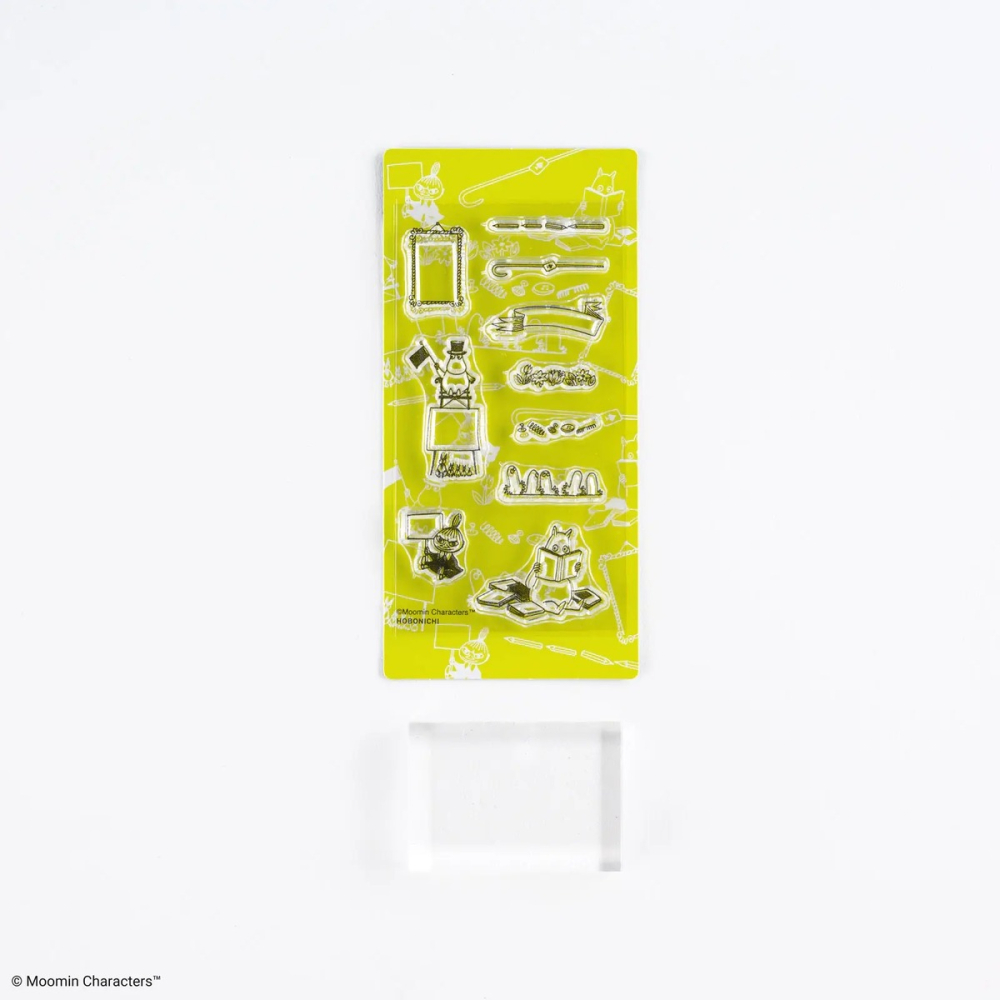 【現貨】HOBO日手帳 Moomin 水晶印章 嚕嚕米 姆明 HOBONICHI 手帳週邊-細節圖2