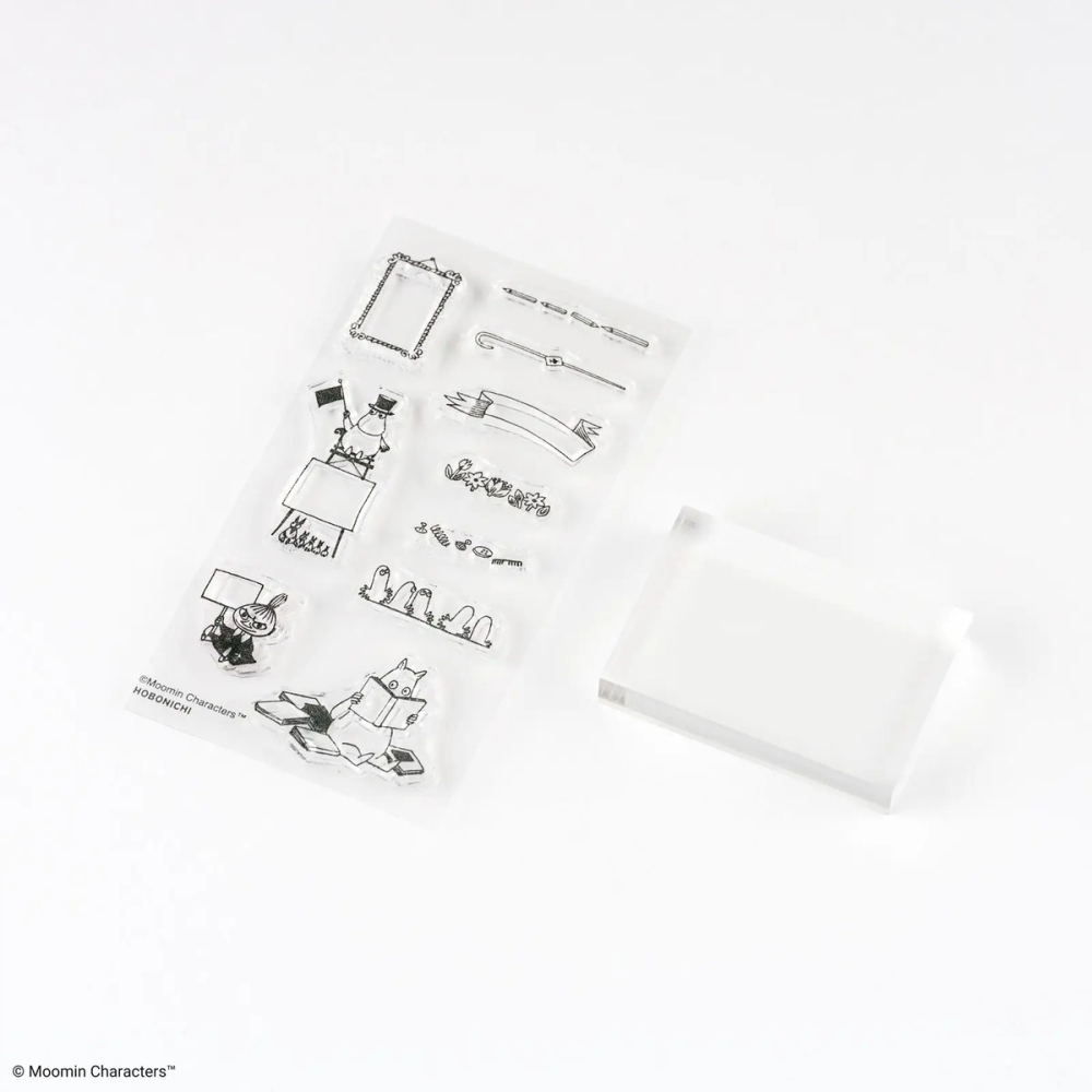 【現貨】HOBO日手帳 Moomin 水晶印章 嚕嚕米 姆明 HOBONICHI 手帳週邊-細節圖3