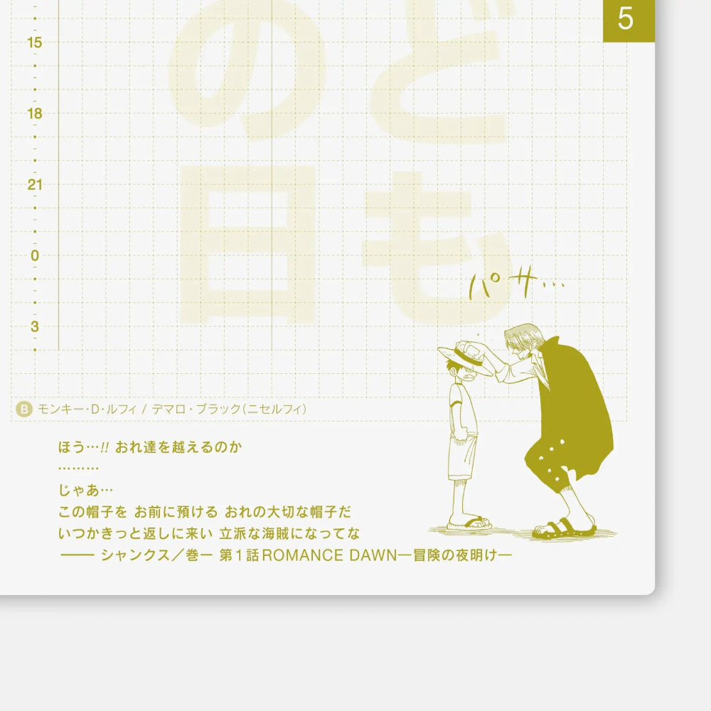 【預購】ONE PIECE 海賊王 航海王 HOBO日手帳 2026年本體(內頁) A6文庫本 Original-細節圖5