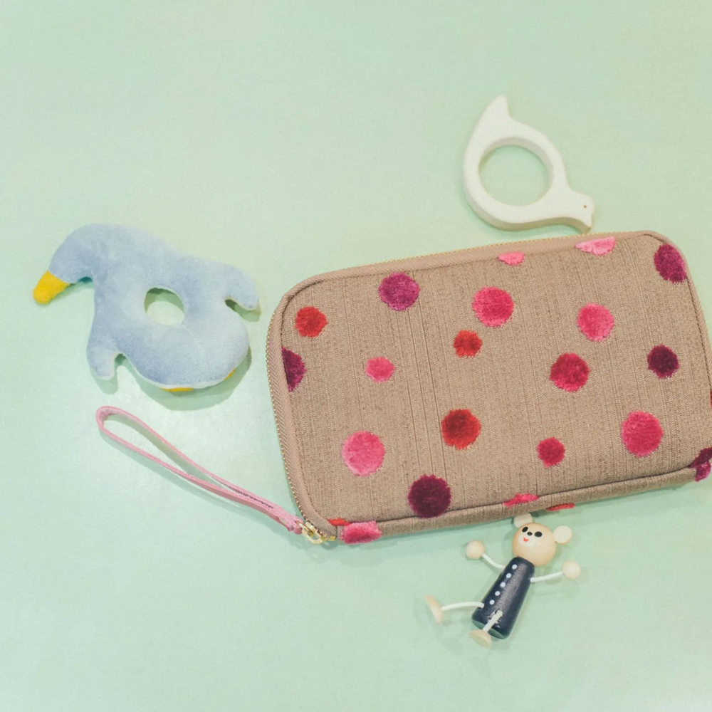 【預購】HOBO日隨身收納包 高野口パイル Pink Sparkle (姐姐版) 多隔間拉鍊包 抽屜包 姊姊包-細節圖2