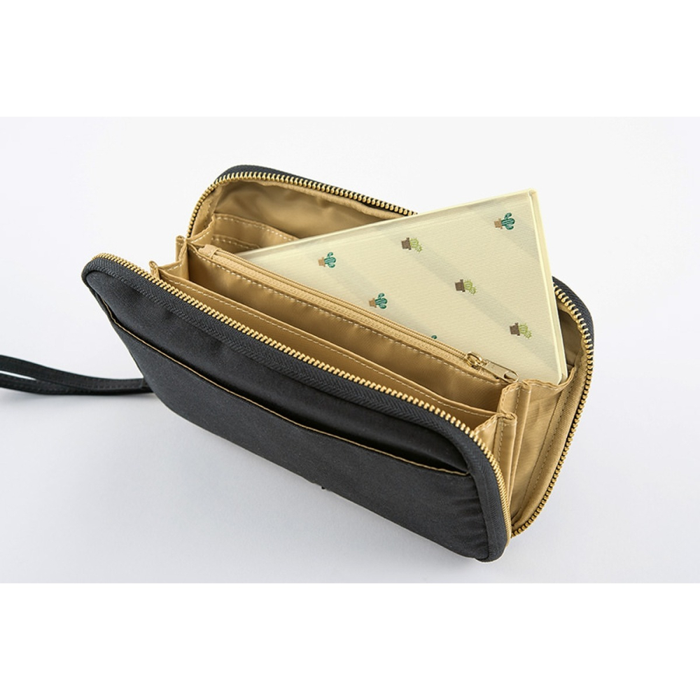 【預購】HOBO日隨身收納包 高野口パイル Pink Sparkle (姐姐版) 多隔間拉鍊包 抽屜包 姊姊包-細節圖10