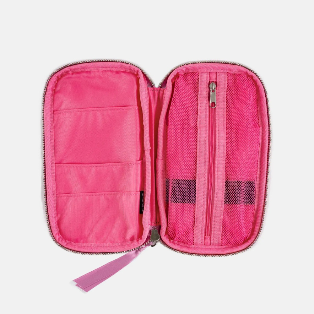 【現貨】HOBO日 收納包(小) 北岸由美  與咖啡相伴 多隔間拉鍊包 筆袋化妝包 隨身包 手帳週邊-細節圖7