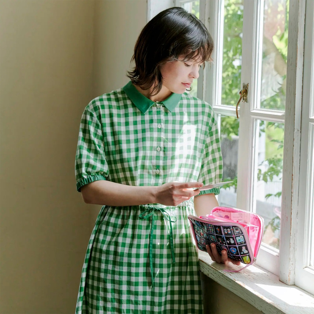 【現貨】HOBO日隨身收納包 北岸由美  與咖啡相伴 (姐姐版) 多隔間拉鍊包 抽屜包風琴式化妝包 手帳週邊 Ane-細節圖4