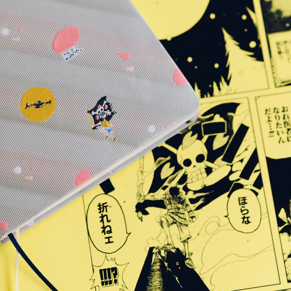 【預購】HOBO日2026年HON手帳書 A6文庫本 西爾爾克的櫻花 海賊王航海王 日文版-細節圖4