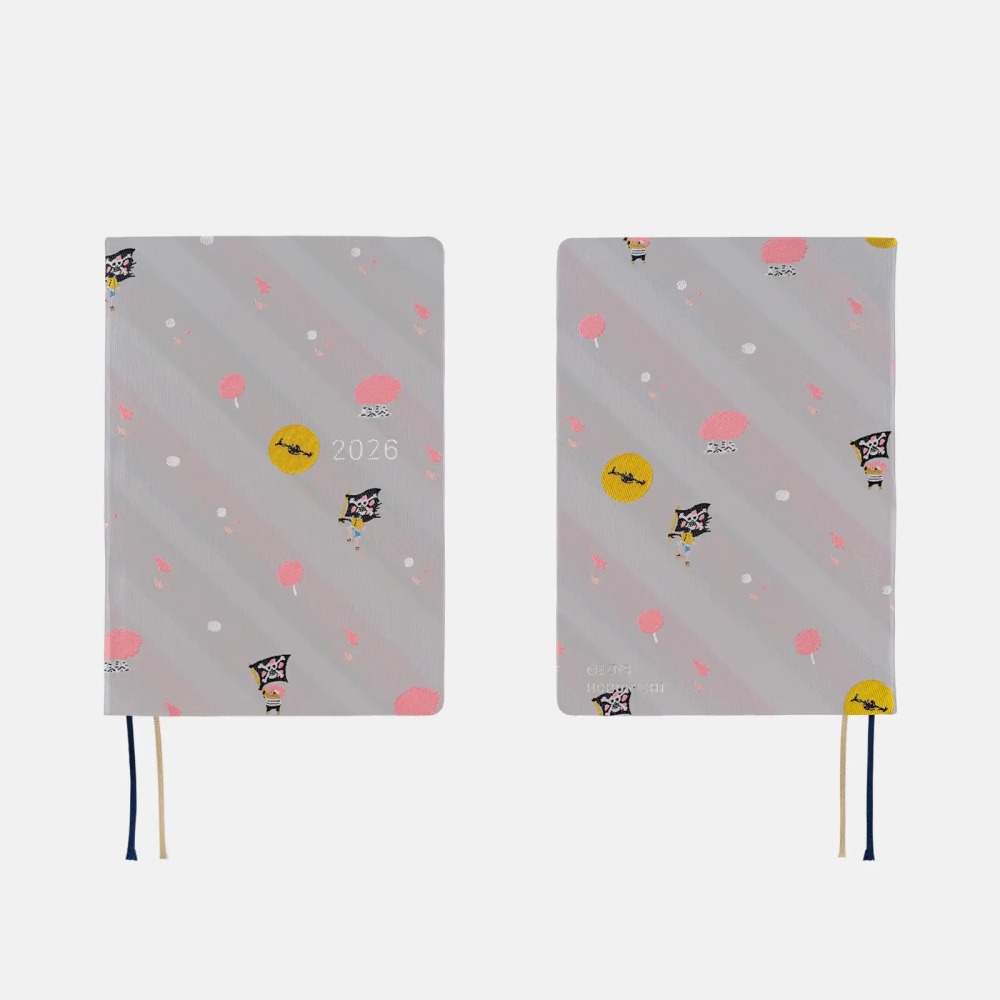 【預購】HOBO日2026年HON手帳書 A6文庫本 西爾爾克的櫻花 海賊王航海王 日文版-細節圖6