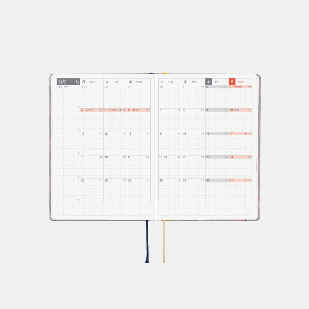 【預購】HOBO日2026年HON手帳書 A6文庫本 西爾爾克的櫻花 海賊王航海王 日文版-細節圖8