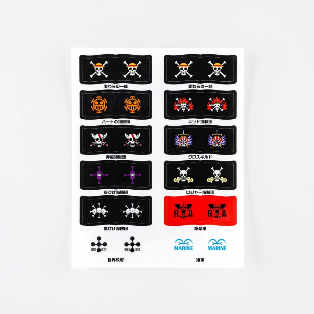 【預購】HOBO日手帳貼紙  ONE PIECE 海賊旗索引貼紙 航海王海賊王 手帳週邊 HOBONICHI-細節圖2