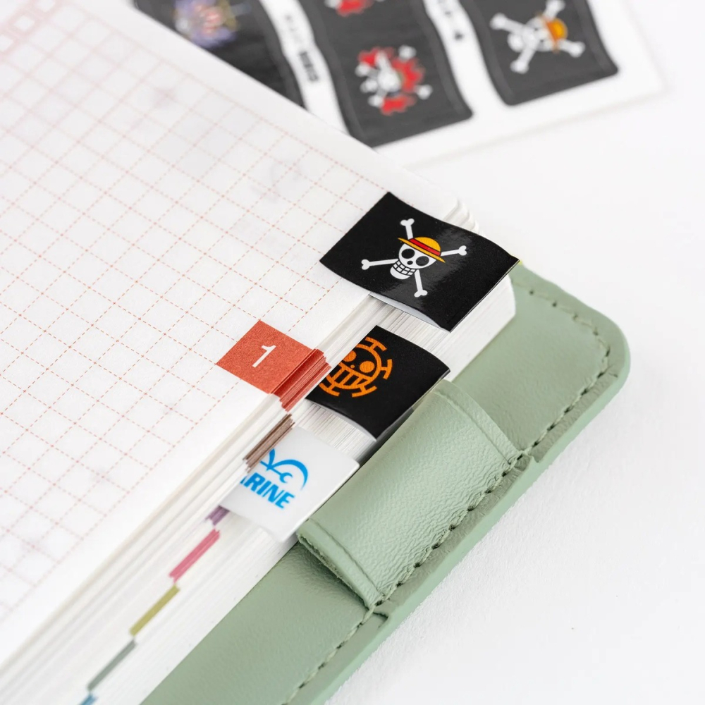 【預購】HOBO日手帳貼紙  ONE PIECE 海賊旗索引貼紙 航海王海賊王 手帳週邊 HOBONICHI-細節圖4