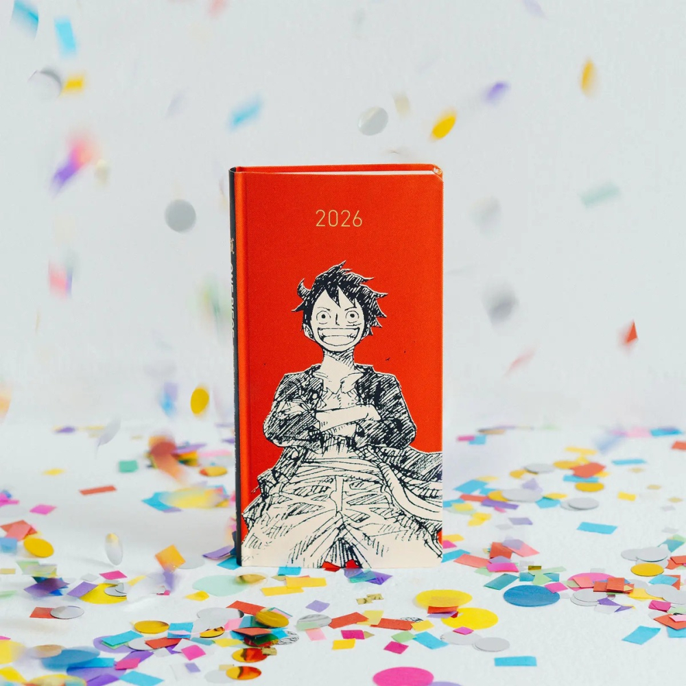 【預購】HOBO日2026年Weeks週手帳 草帽魯夫 RED 海賊王航海王 日文/英文版 ONE PIECE-細節圖2