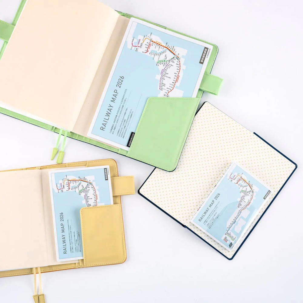 【預購】HOBO日手帳週邊 2026日本地鐵圖 (三種尺寸可選) 地圖 MAP ほぼ日の路線図 HOBONICHI-細節圖3