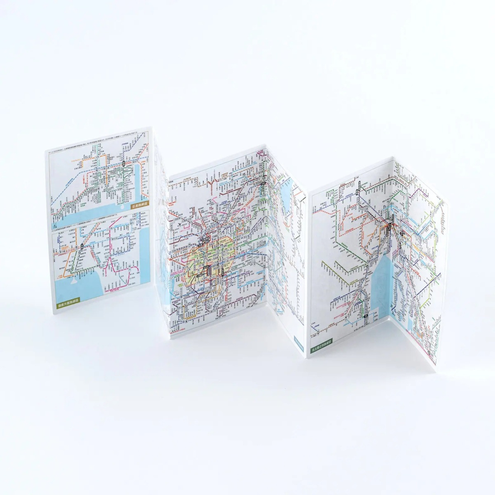 【預購】HOBO日手帳週邊 2026日本地鐵圖 (三種尺寸可選) 地圖 MAP ほぼ日の路線図 HOBONICHI-細節圖5