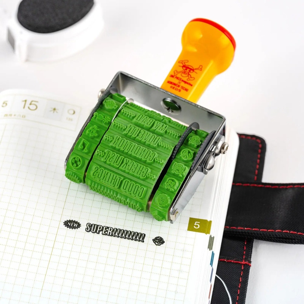 【預購】HOBO日手帳週邊 ONE PIECE 手帳用旋轉印章 海賊王航海王 HOBONICHI-細節圖2