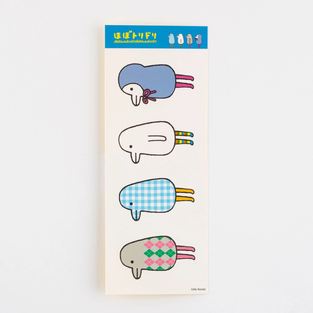 HOBO日手帳週邊 HOBOTORIDORI貼紙  HOBO小鳥貼紙 (三款可選)-細節圖5