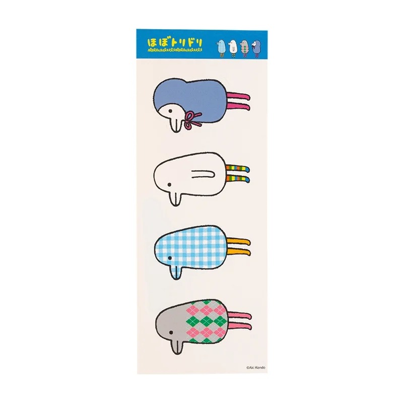 HOBO日手帳週邊 HOBOTORIDORI貼紙  HOBO小鳥貼紙 (三款可選)-規格圖7