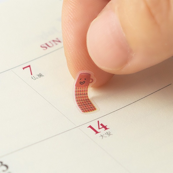 MIDORI 手帳專用貼紙 -達成系列 便當 (82383-006) 行事曆貼紙 手帳週邊-細節圖4