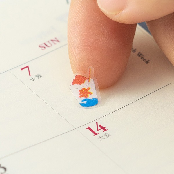 MIDORI 手帳專用貼紙 -季節系列 食物 (82392-006) 行事曆貼紙 手帳週邊-細節圖4
